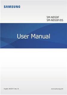 Samsung Galaxy Note 8 manual. Smartphone Instructions.